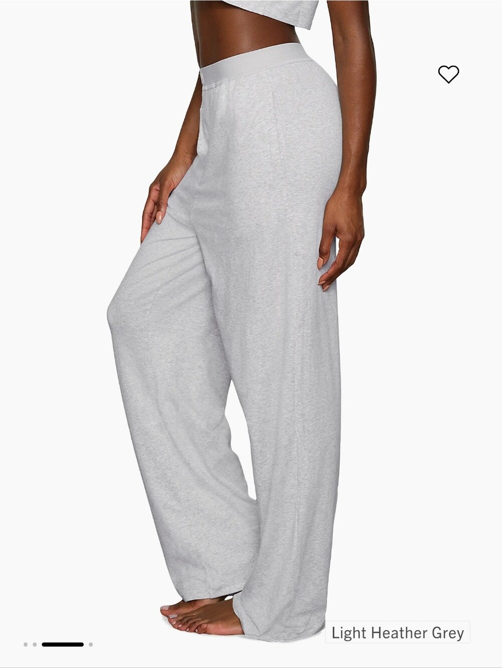 SKIMS | Boyfriend Loose Wide-Leg Pants | Women’s Lounge | Gray | Size XL